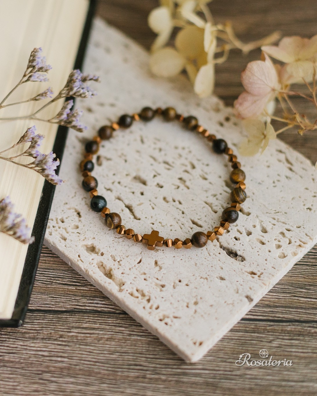 Bransoletka różańcowa | TYGRYSIE OKO - obrazek 5