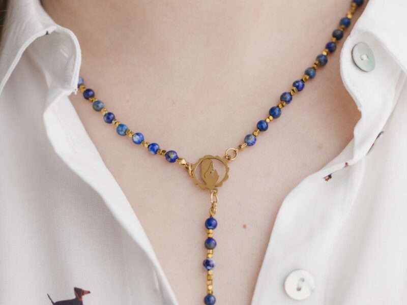 Różaniec zapinany | LAPIS LAZULI
